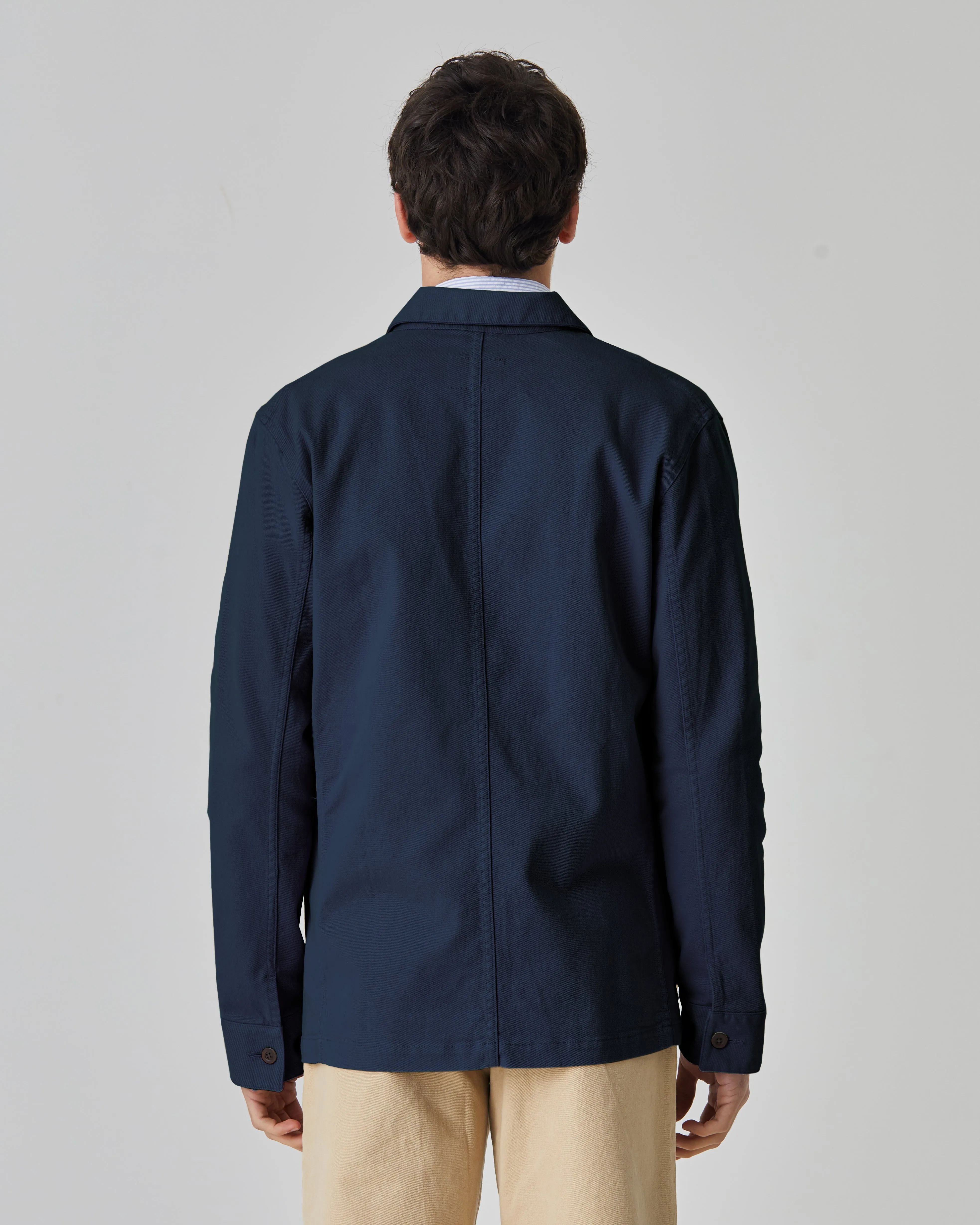LABURA TWILL JACKET - NAVY sold by Portuguese Flannel product image thumbnail 2