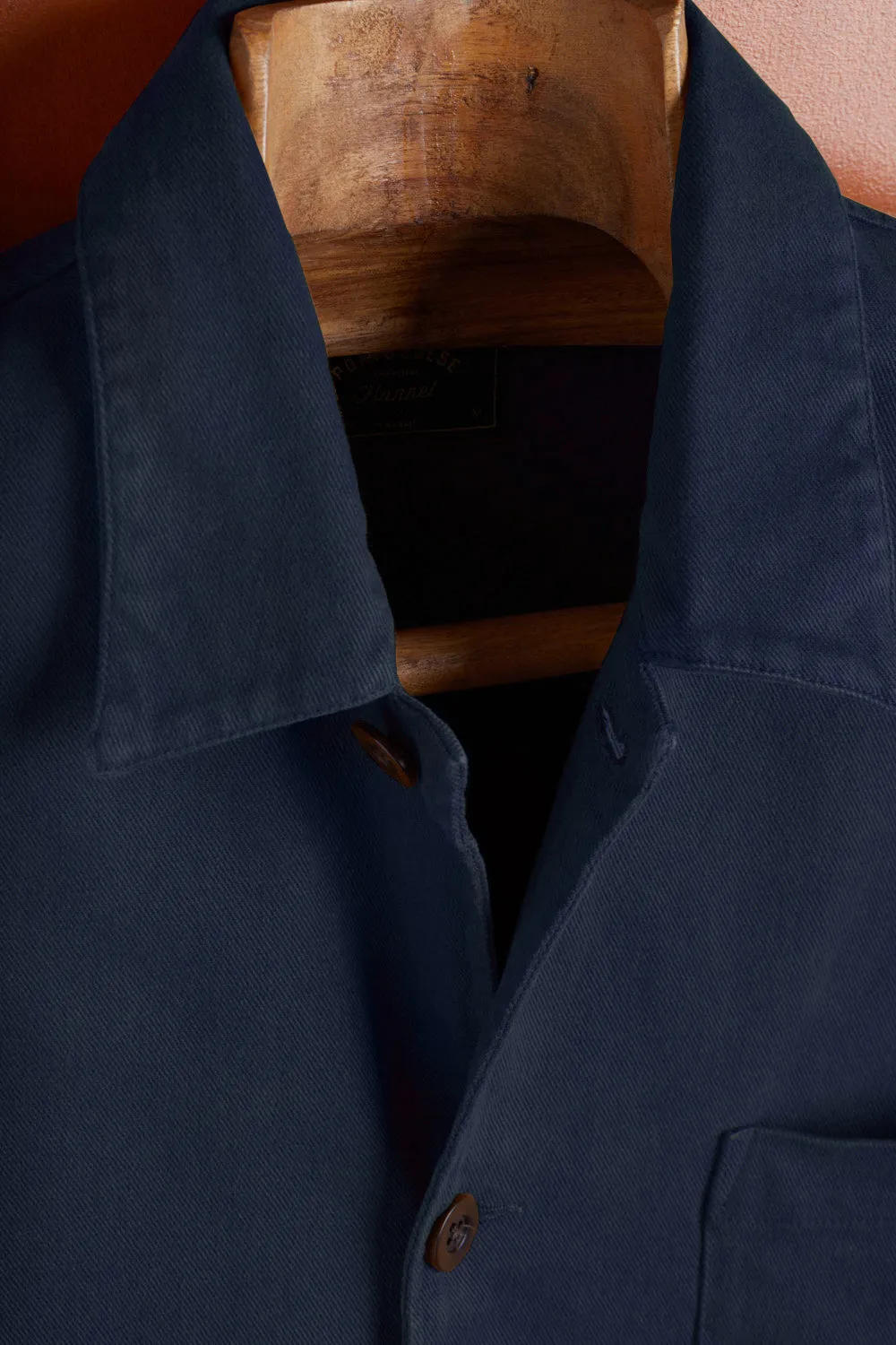 LABURA TWILL JACKET - NAVY sold by Portuguese Flannel product image thumbnail 5