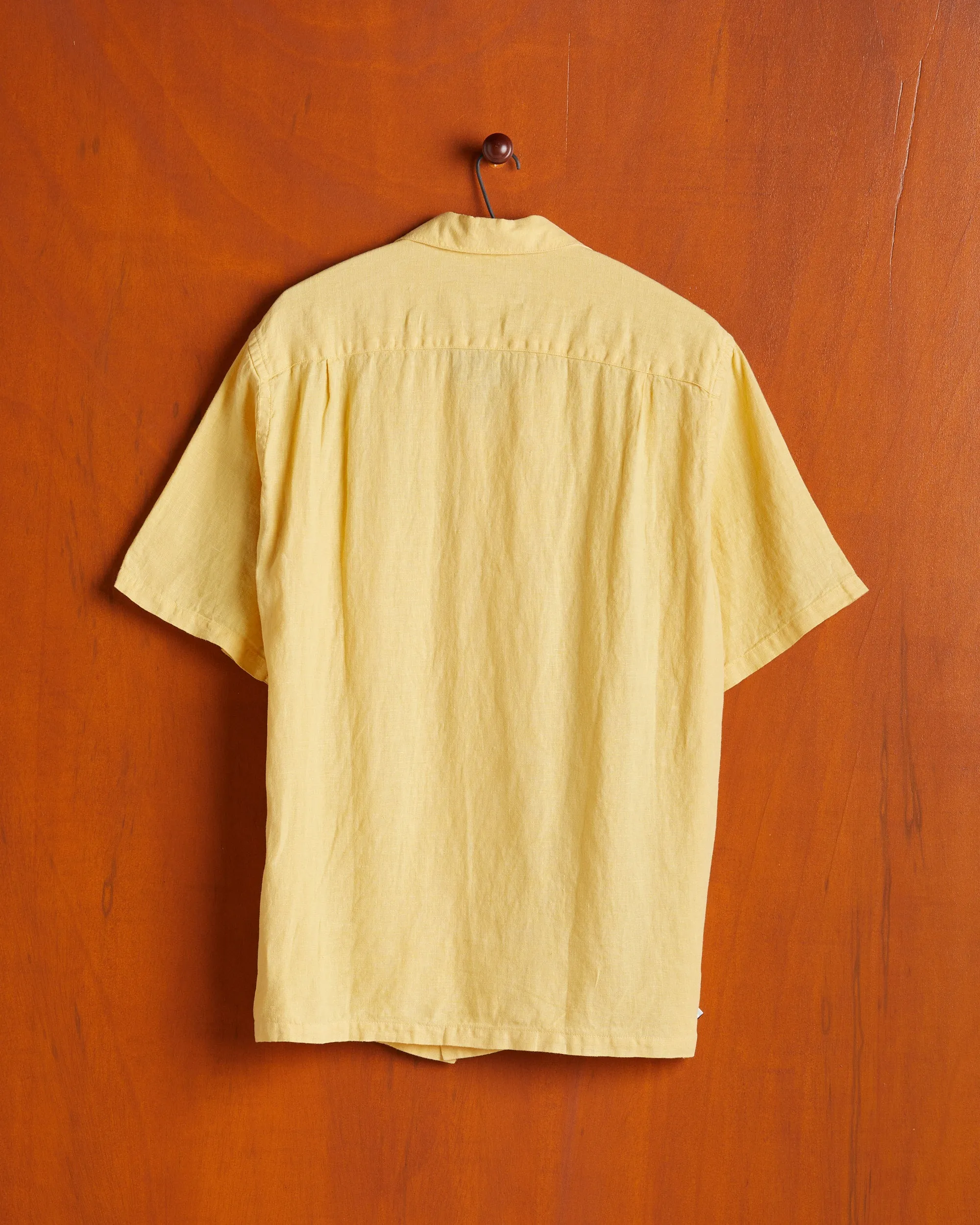 LINEN CAMP COLLAR - YELLOW sold by Portuguese Flannel product image thumbnail 4