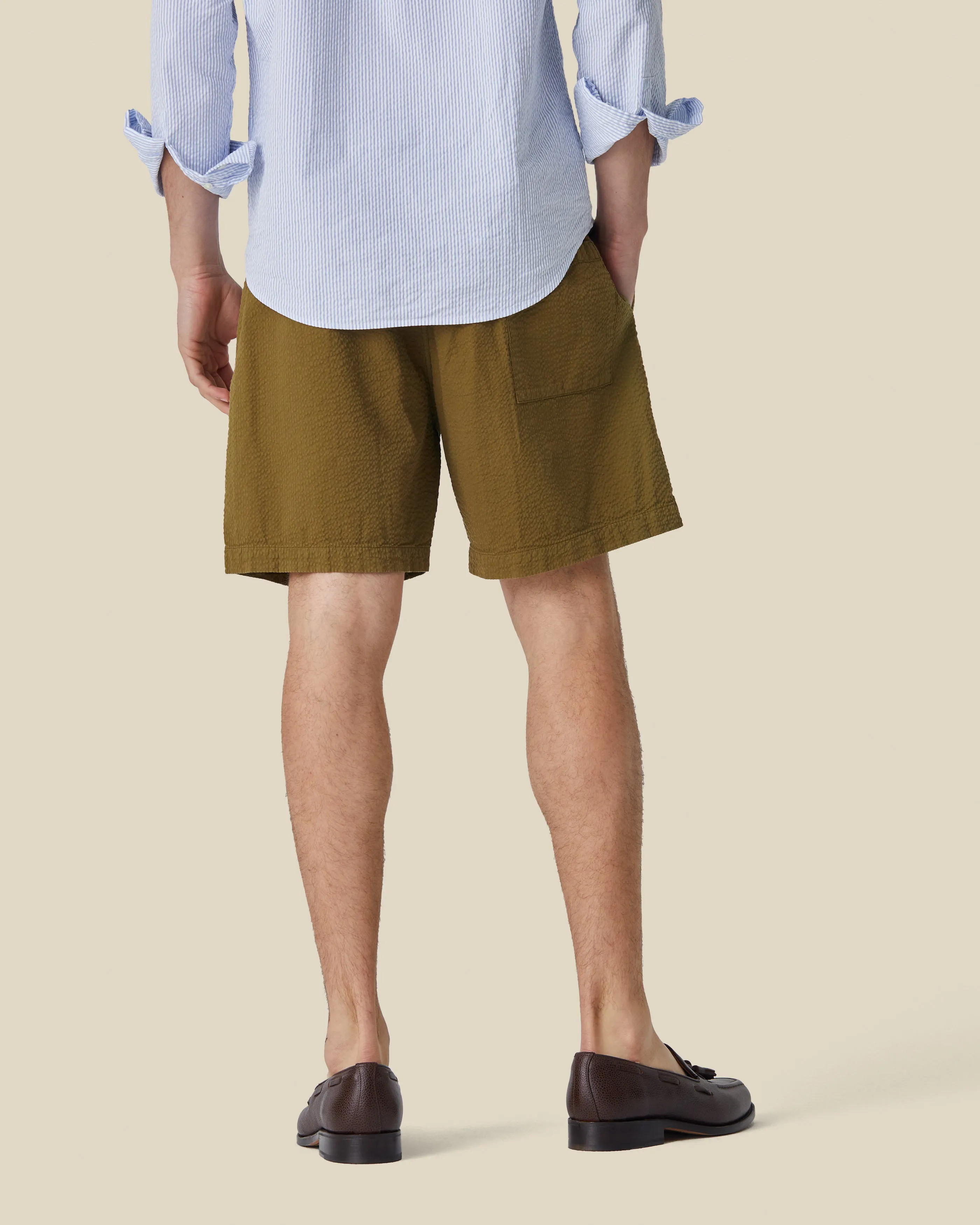 ATLANTICO SHORTS - OLIVE sold by Portuguese Flannel product image thumbnail 2
