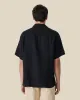 LINEN CAMP COLLAR - BLACK sold by Portuguese Flannel