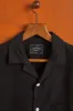 LINEN CAMP COLLAR - BLACK sold by Portuguese Flannel