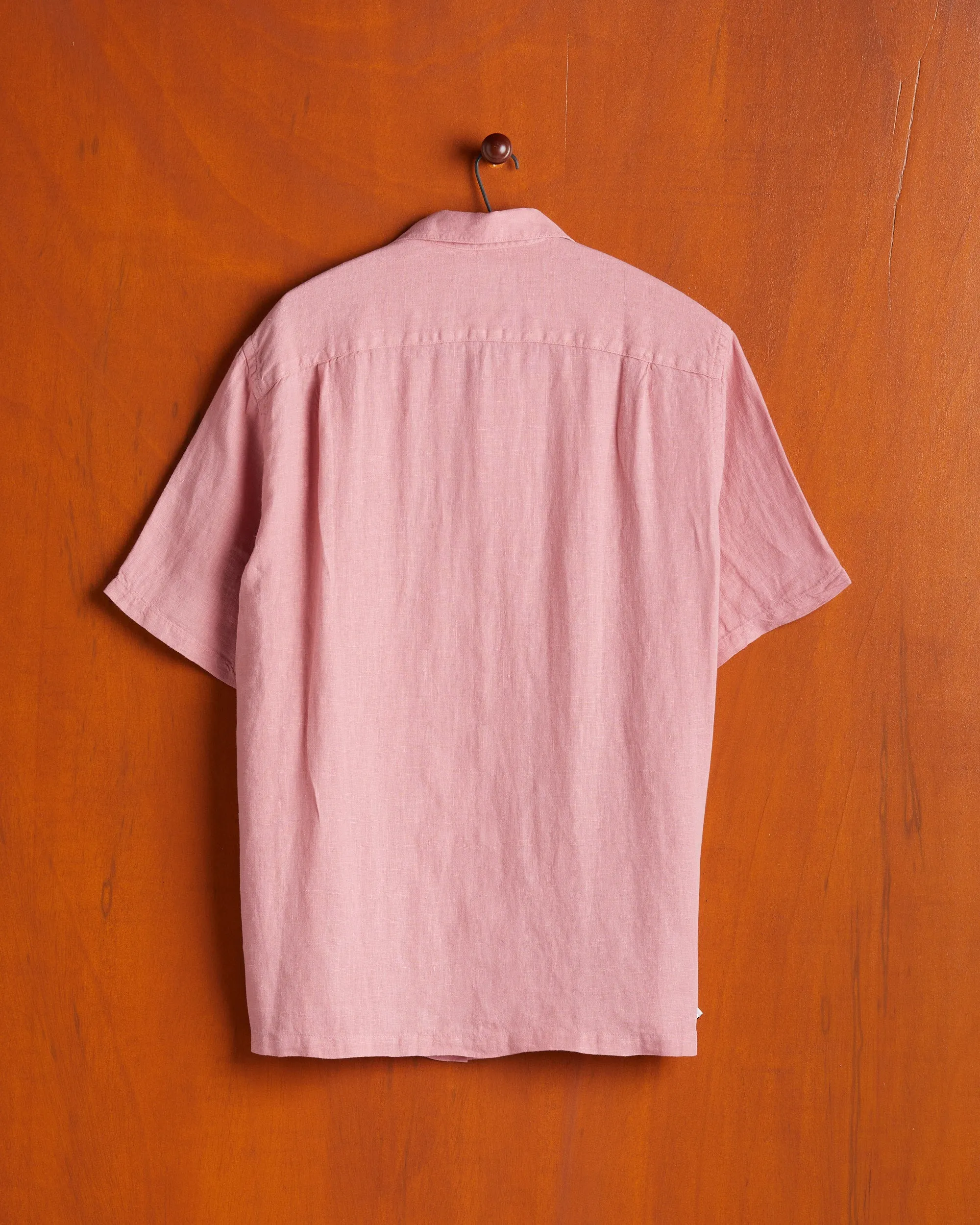 LINEN CAMP COLLAR - ROSE sold by Portuguese Flannel product image thumbnail 4