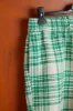 GARDEN PLAID BOUCLÉ SHORTS - GREEN sold by Portuguese Flannel