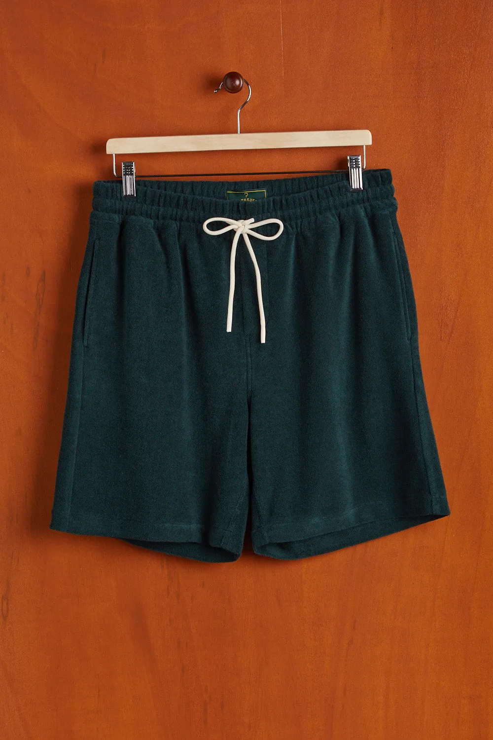 TERRY SHORTS - GREEN sold by Portuguese Flannel product image thumbnail 3
