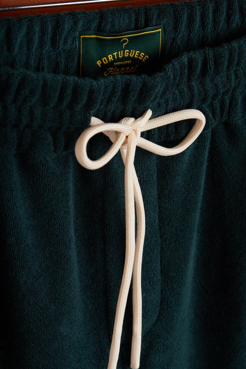 TERRY SHORTS - GREEN sold by Portuguese Flannel product image thumbnail 4