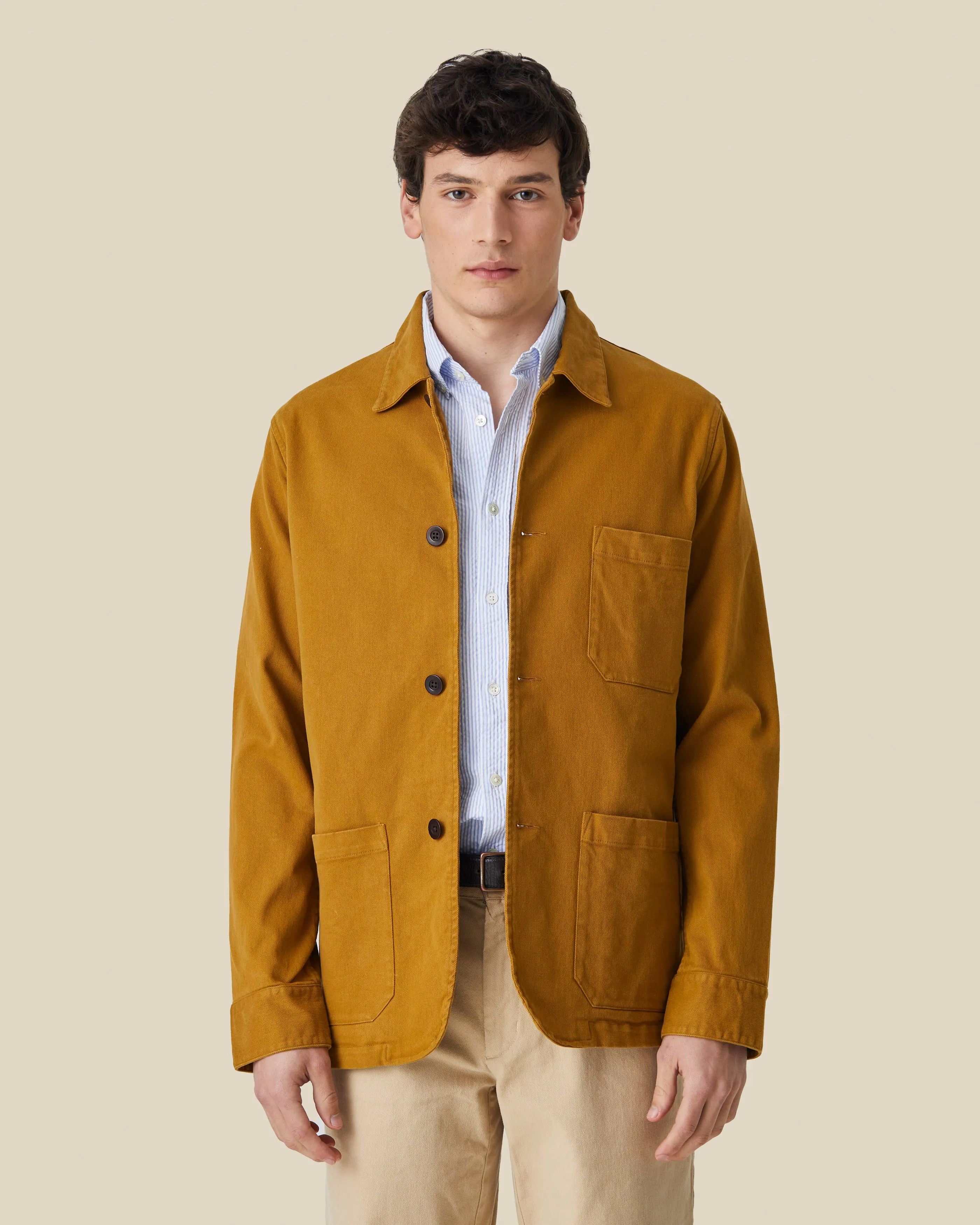 LABURA TWILL JACKET - BRONZE sold by Portuguese Flannel