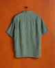 LINEN CAMP COLLAR - DRY GREEN sold by Portuguese Flannel