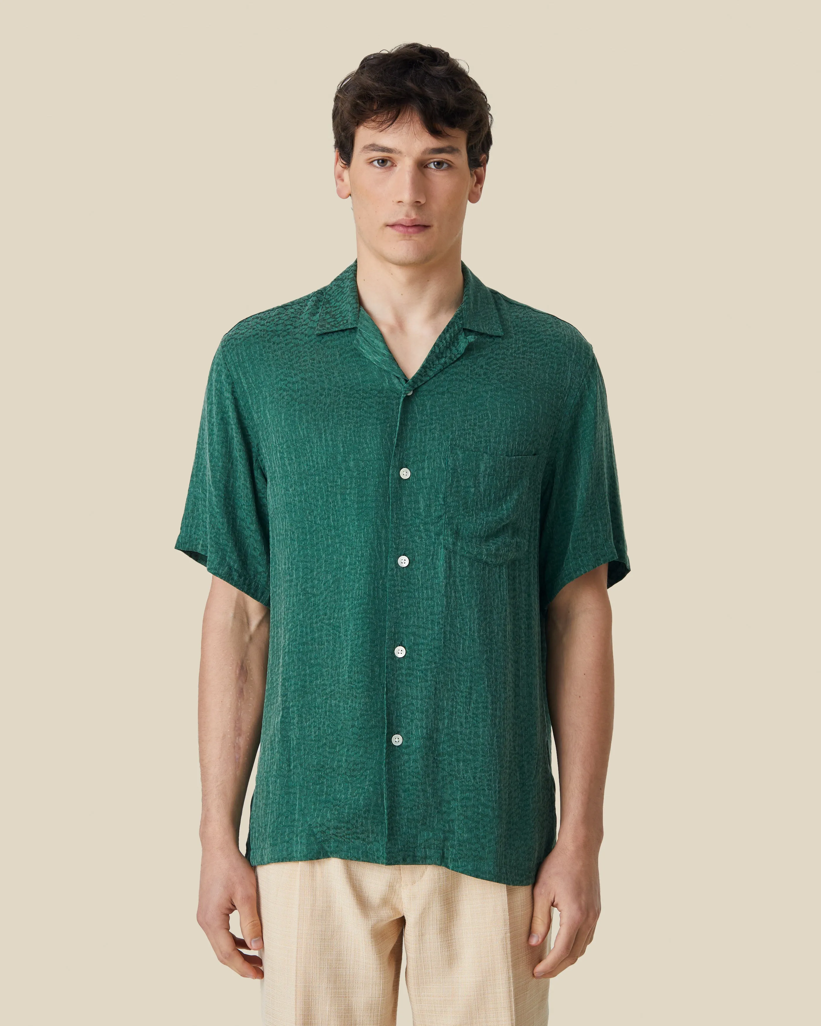 FINGER PRINT - GREEN sold by Portuguese Flannel