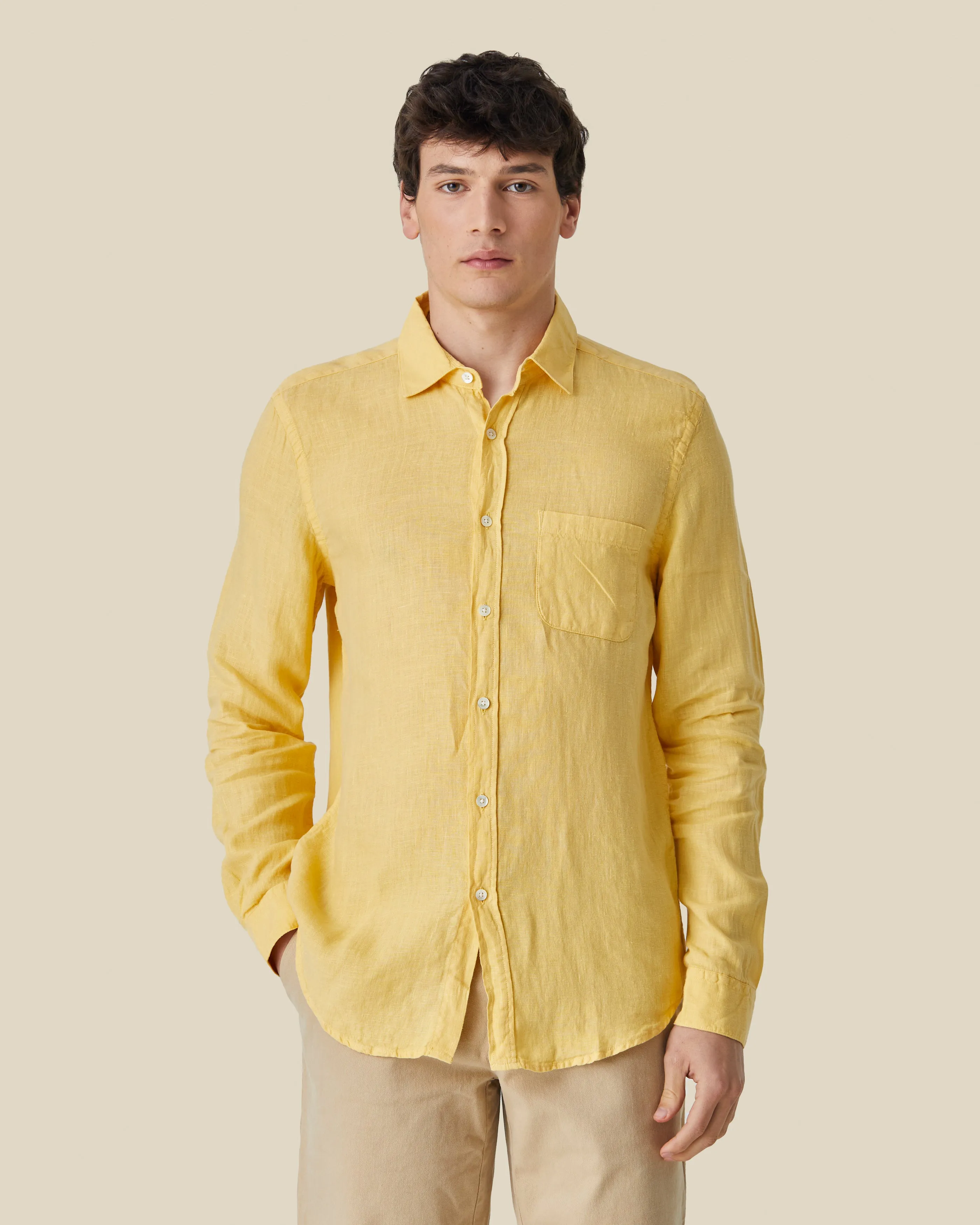 LINEN - YELLOW sold by Portuguese Flannel