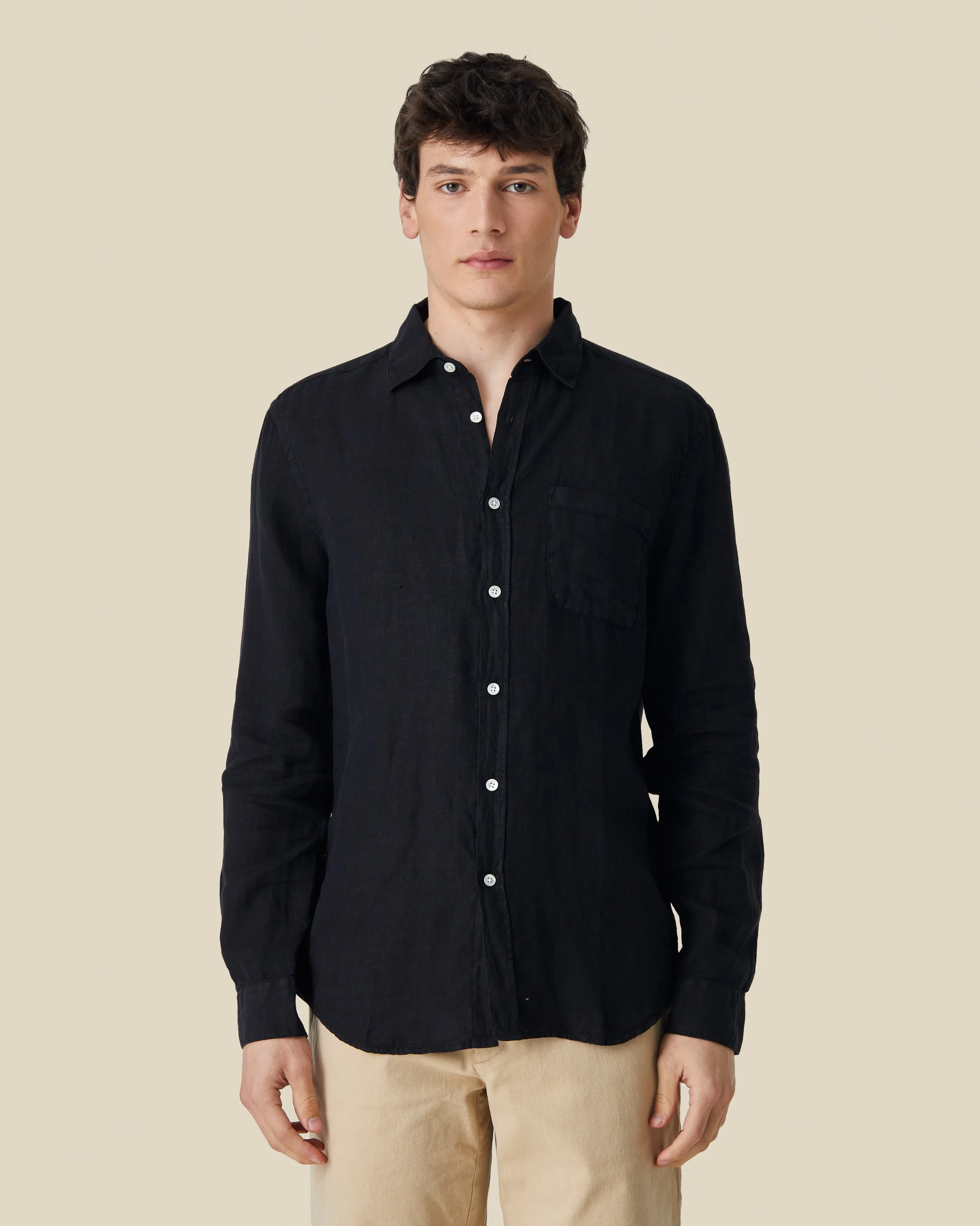 LINEN - BLACK sold by Portuguese Flannel