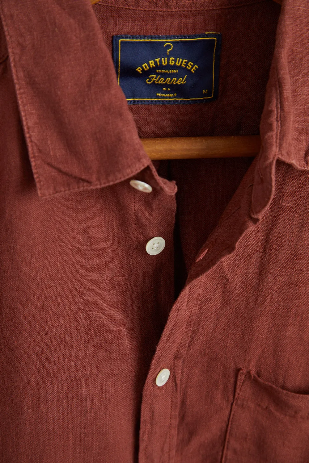 LINEN - BORDEAUX sold by Portuguese Flannel product image thumbnail 5
