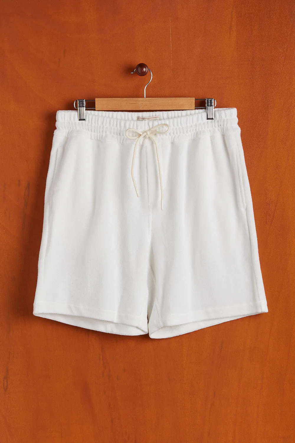 TERRY SHORTS - ECRU sold by Portuguese Flannel product image thumbnail 3
