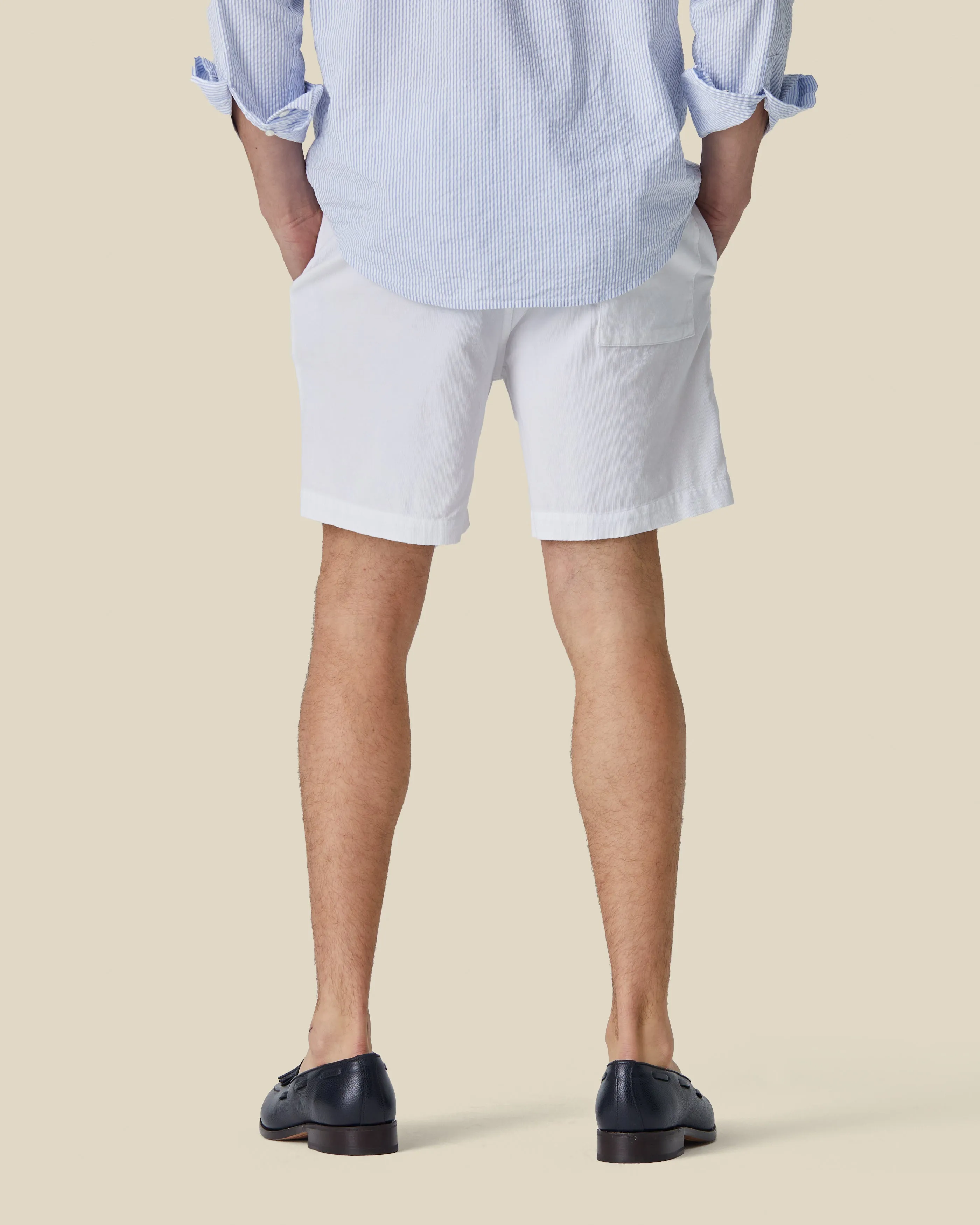 CORD SHORTS - WHITE sold by Portuguese Flannel product image thumbnail 2