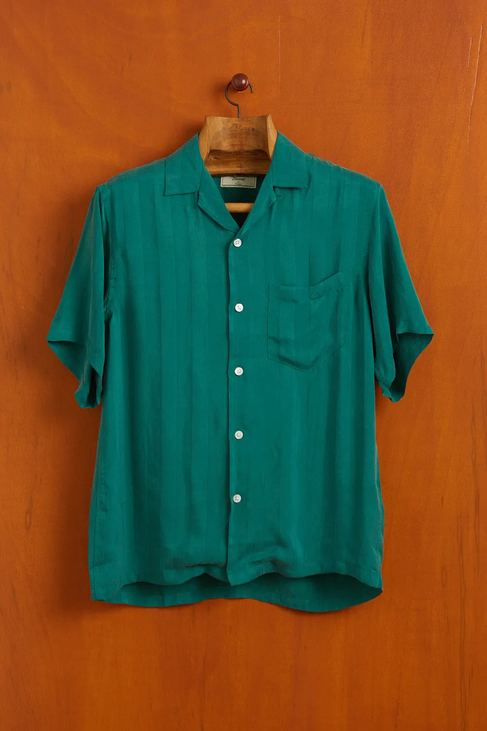 CUPRO STRIPE - GREEN sold by Portuguese Flannel product image thumbnail 3