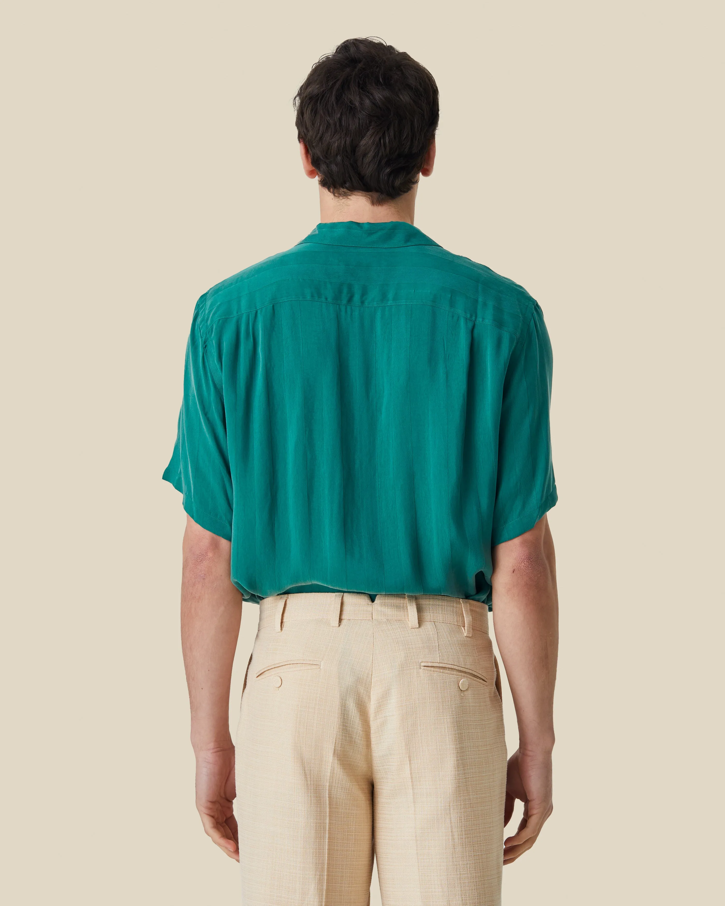 CUPRO STRIPE - GREEN sold by Portuguese Flannel product image thumbnail 2