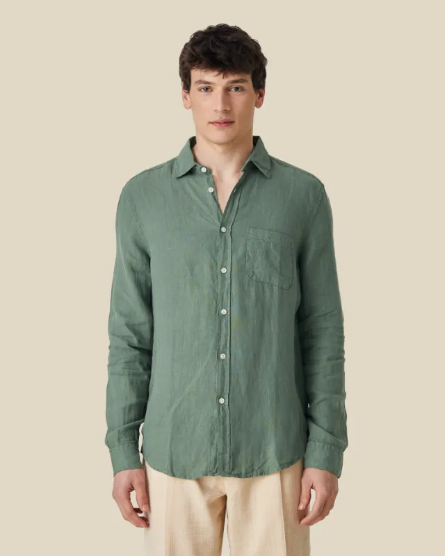 LINEN - DRY GREEN sold by Portuguese Flannel