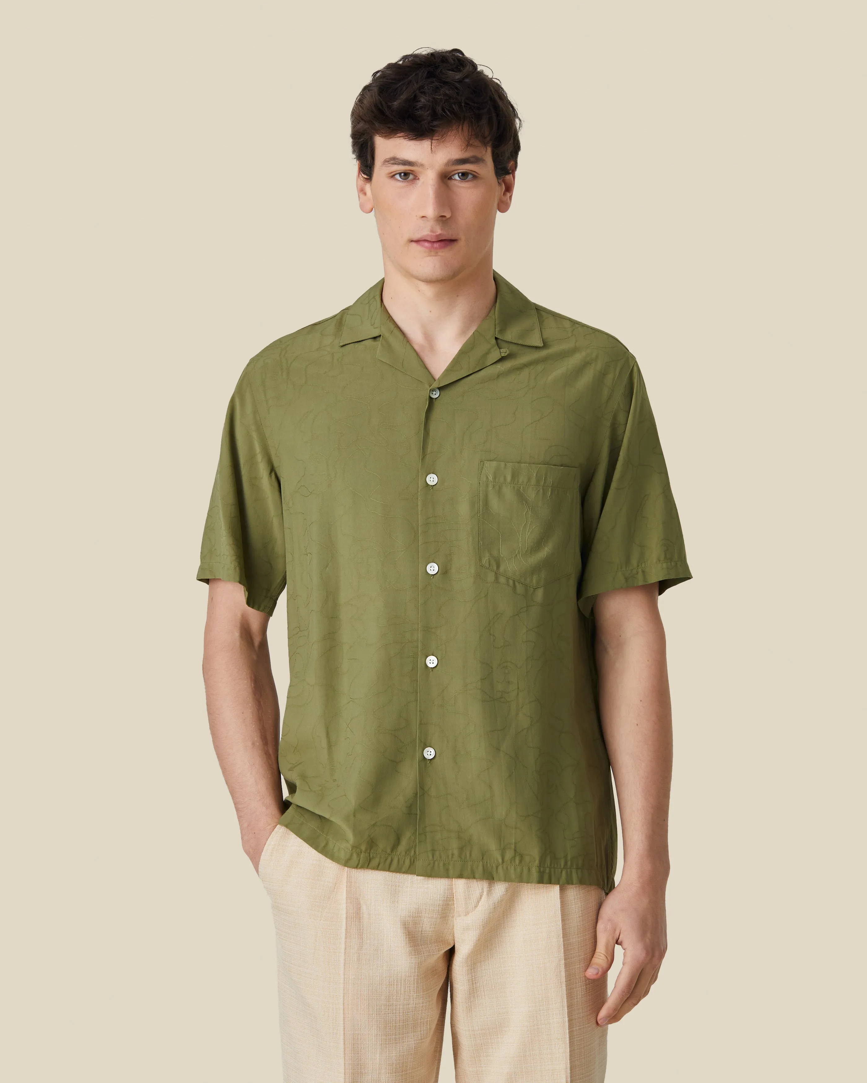 FACE - GREEN sold by Portuguese Flannel