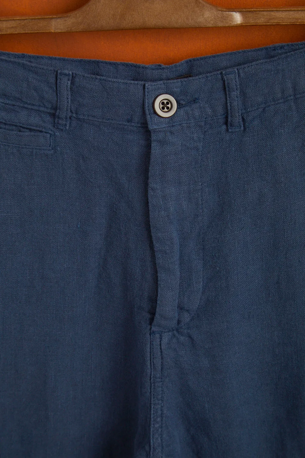 LINEN TROUSERS - NAVY sold by Portuguese Flannel product image thumbnail 5