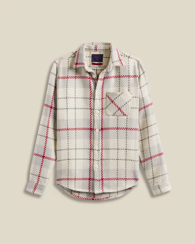 Upper Overshirt - Ecru sold by Portuguese Flannel
