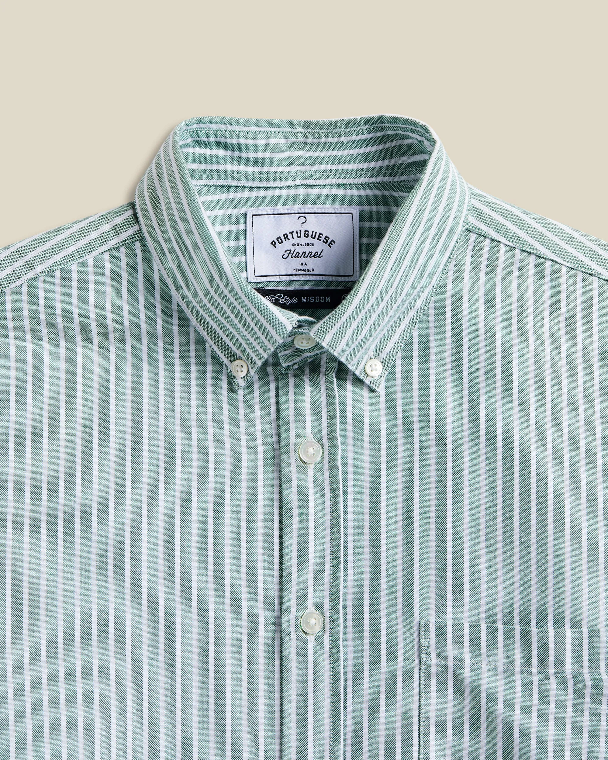 Belavista Stripe - Green sold by Portuguese Flannel product image thumbnail 2
