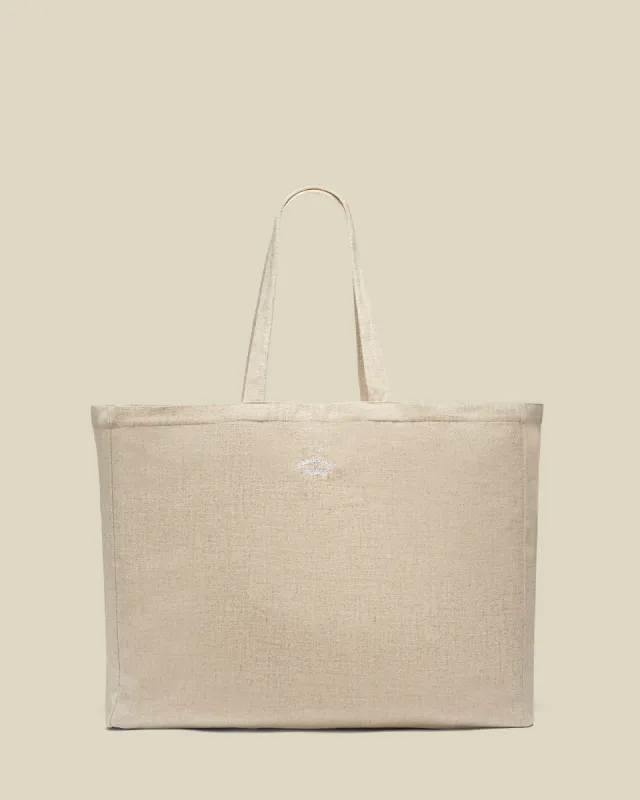 Wool Field Tote Big Bag - Ecru sold by Portuguese Flannel