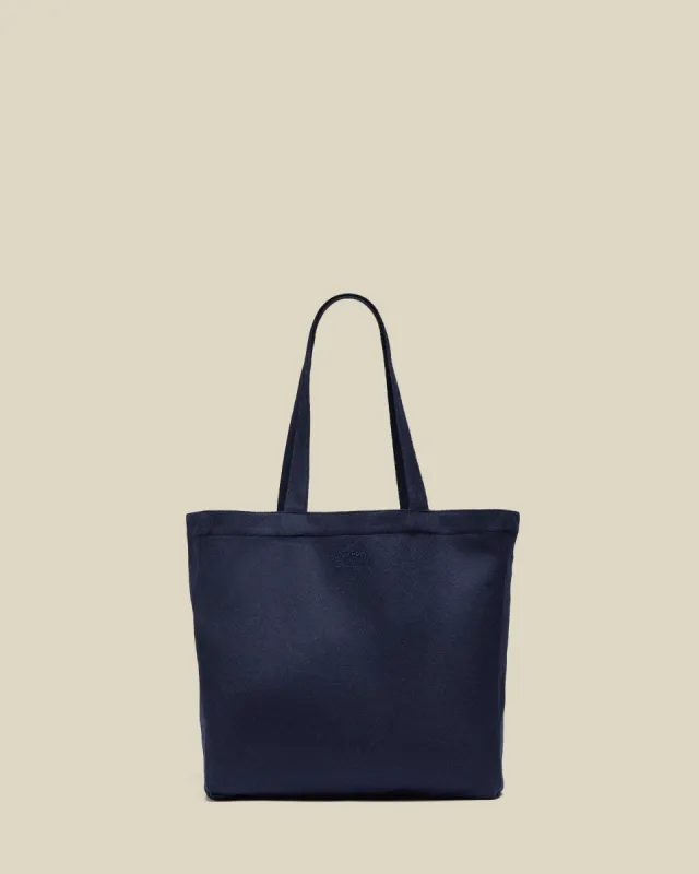 Wool Field Tote Bag - Navy sold by Portuguese Flannel