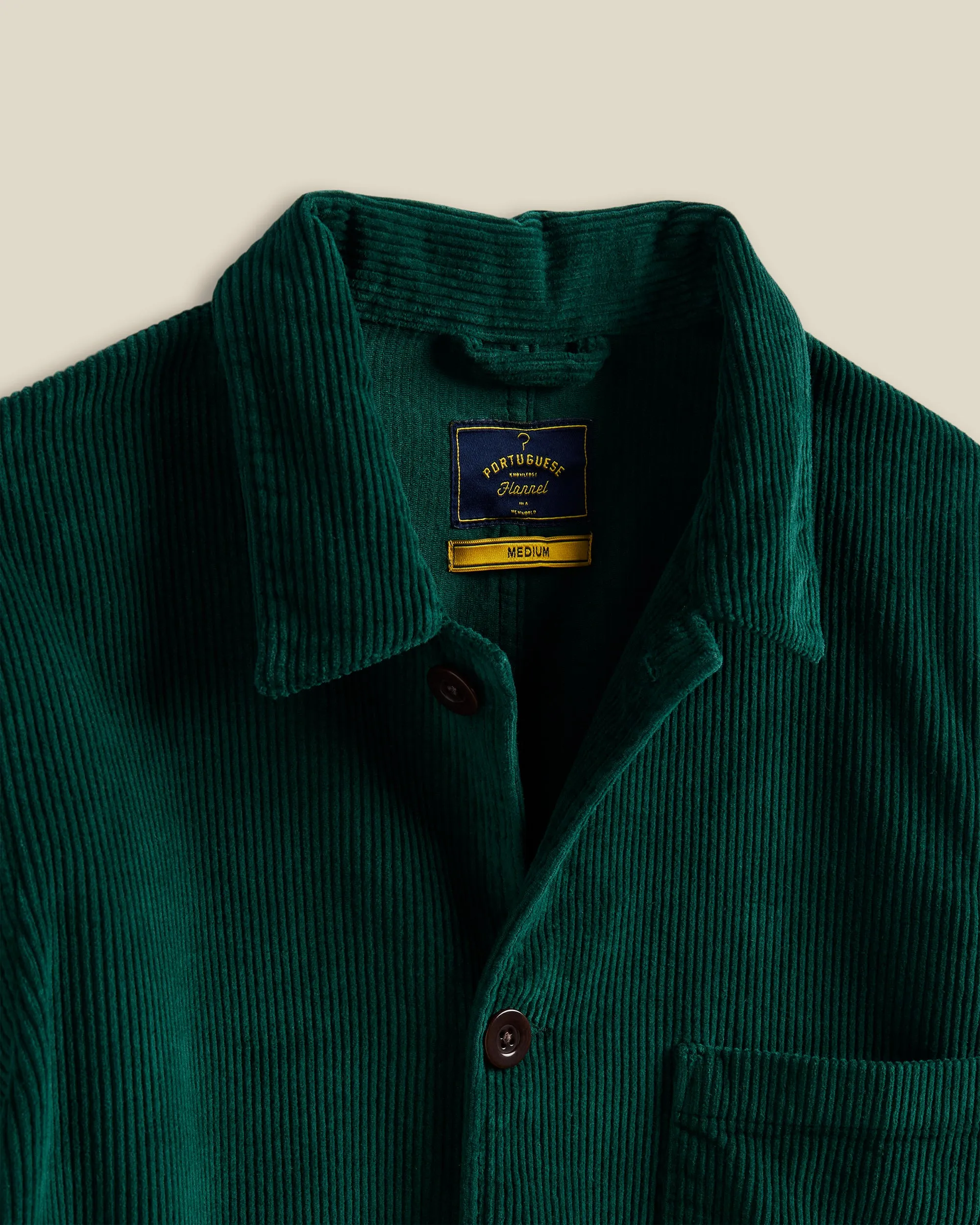 Labura Corduroy - Green sold by Portuguese Flannel product image thumbnail 2