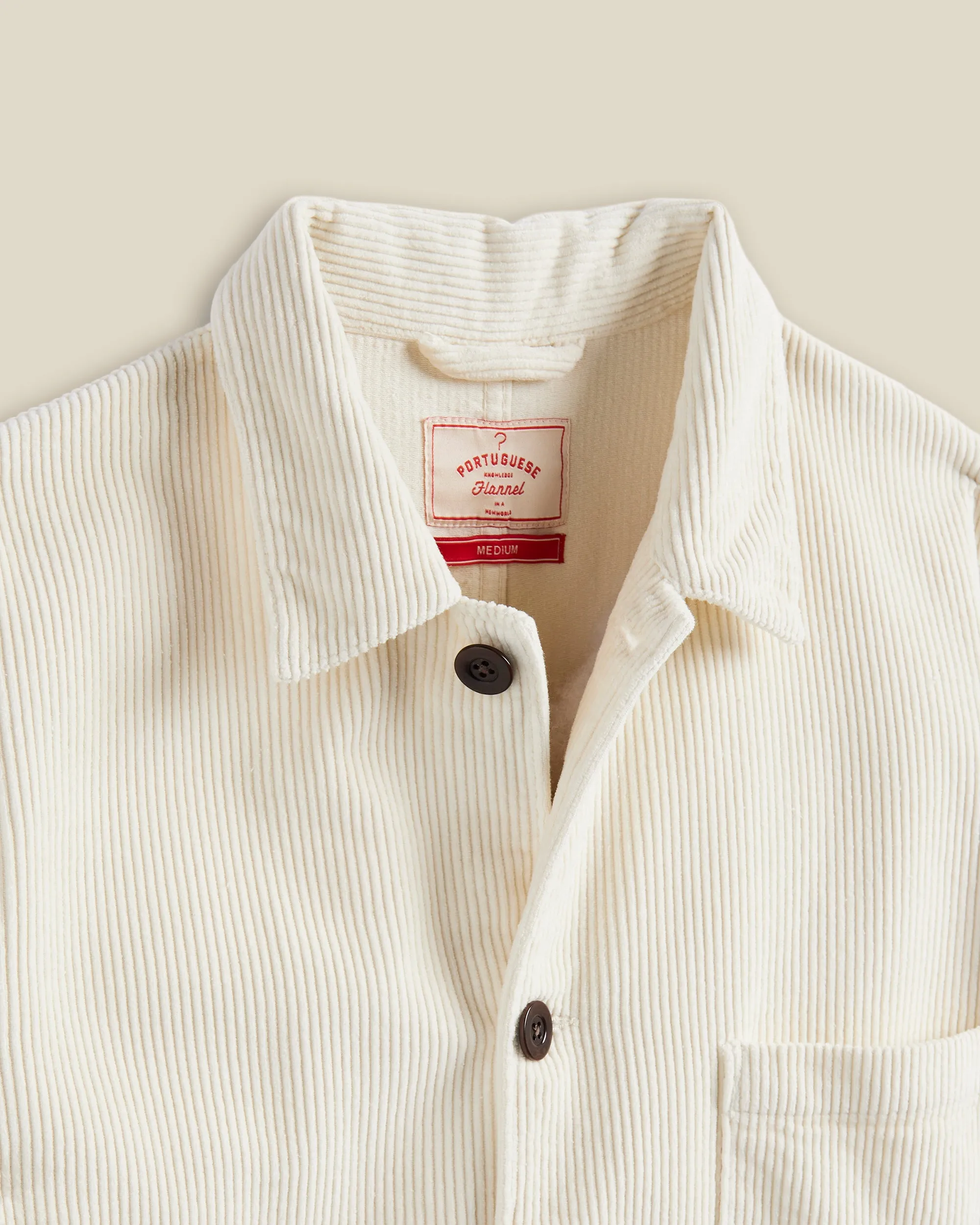 Labura Corduroy - Ecru sold by Portuguese Flannel product image thumbnail 2