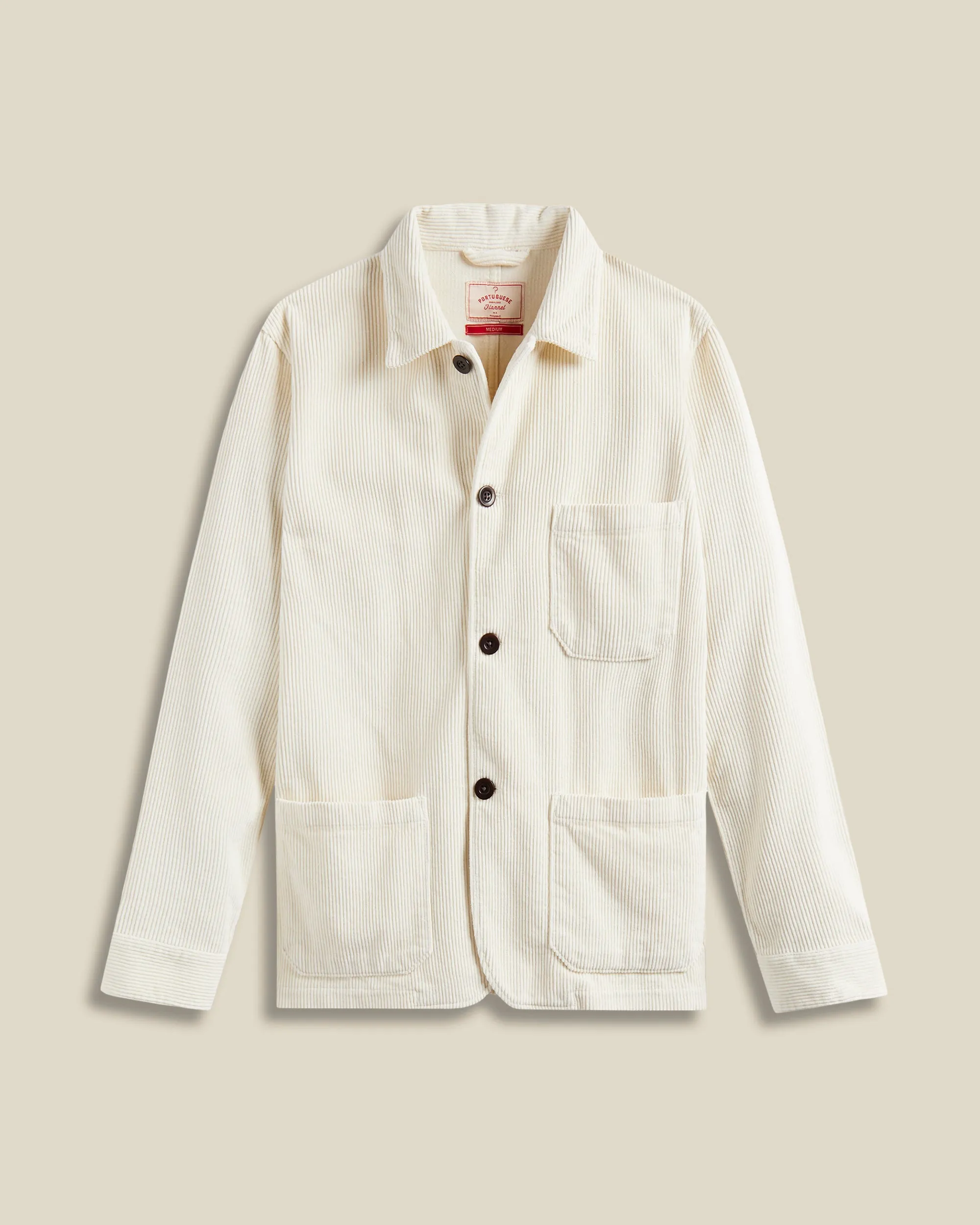 Labura Corduroy - Ecru sold by Portuguese Flannel