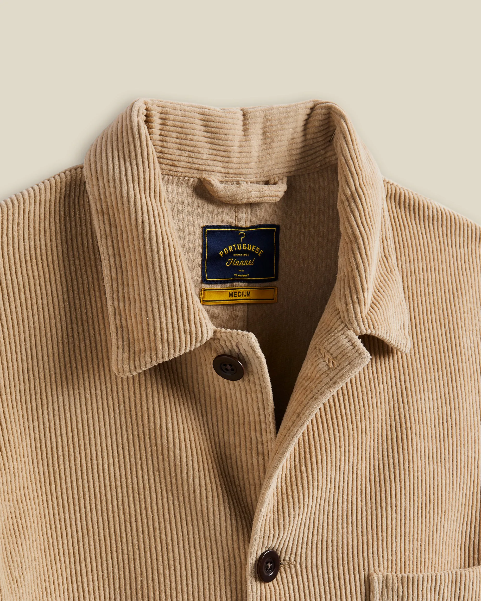 Labura Corduroy - Beige sold by Portuguese Flannel product image thumbnail 2
