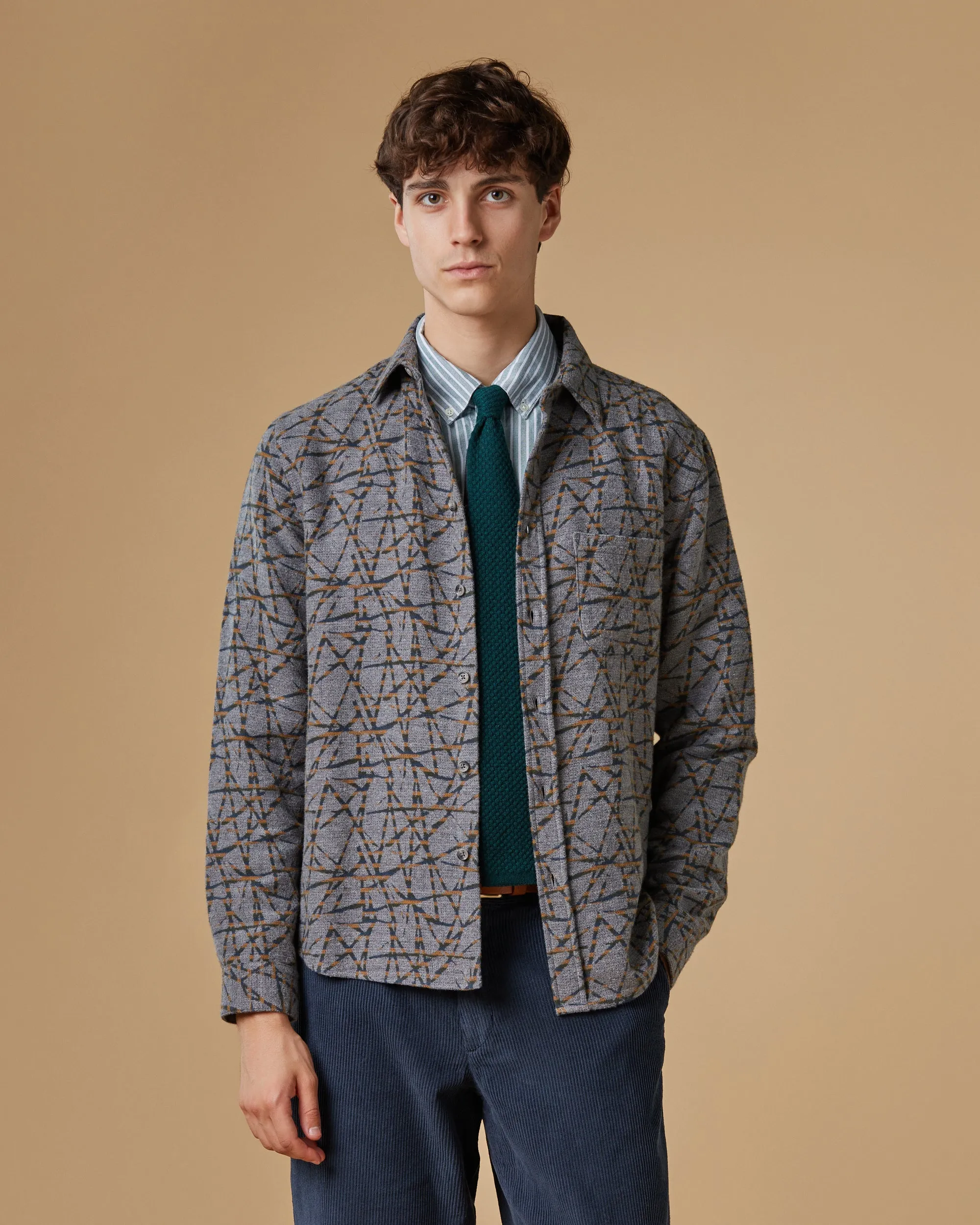 Groove - Green sold by Portuguese Flannel product image thumbnail 4