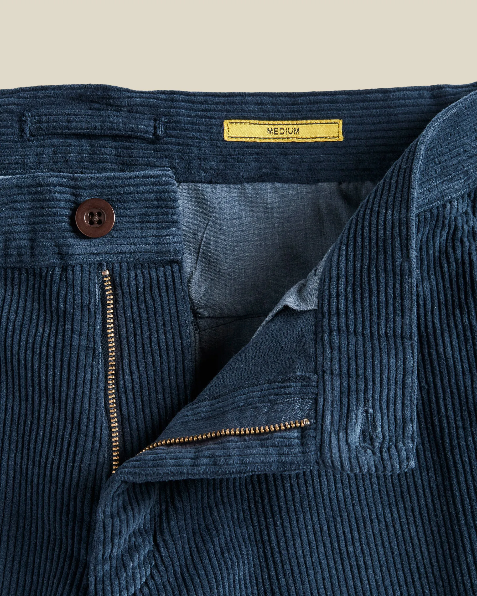 Corduroy Trousers - Navy sold by Portuguese Flannel product image thumbnail 3