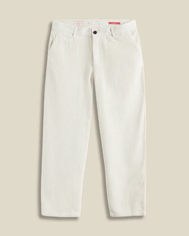 Corduroy Trousers - Ecru sold by Portuguese Flannel