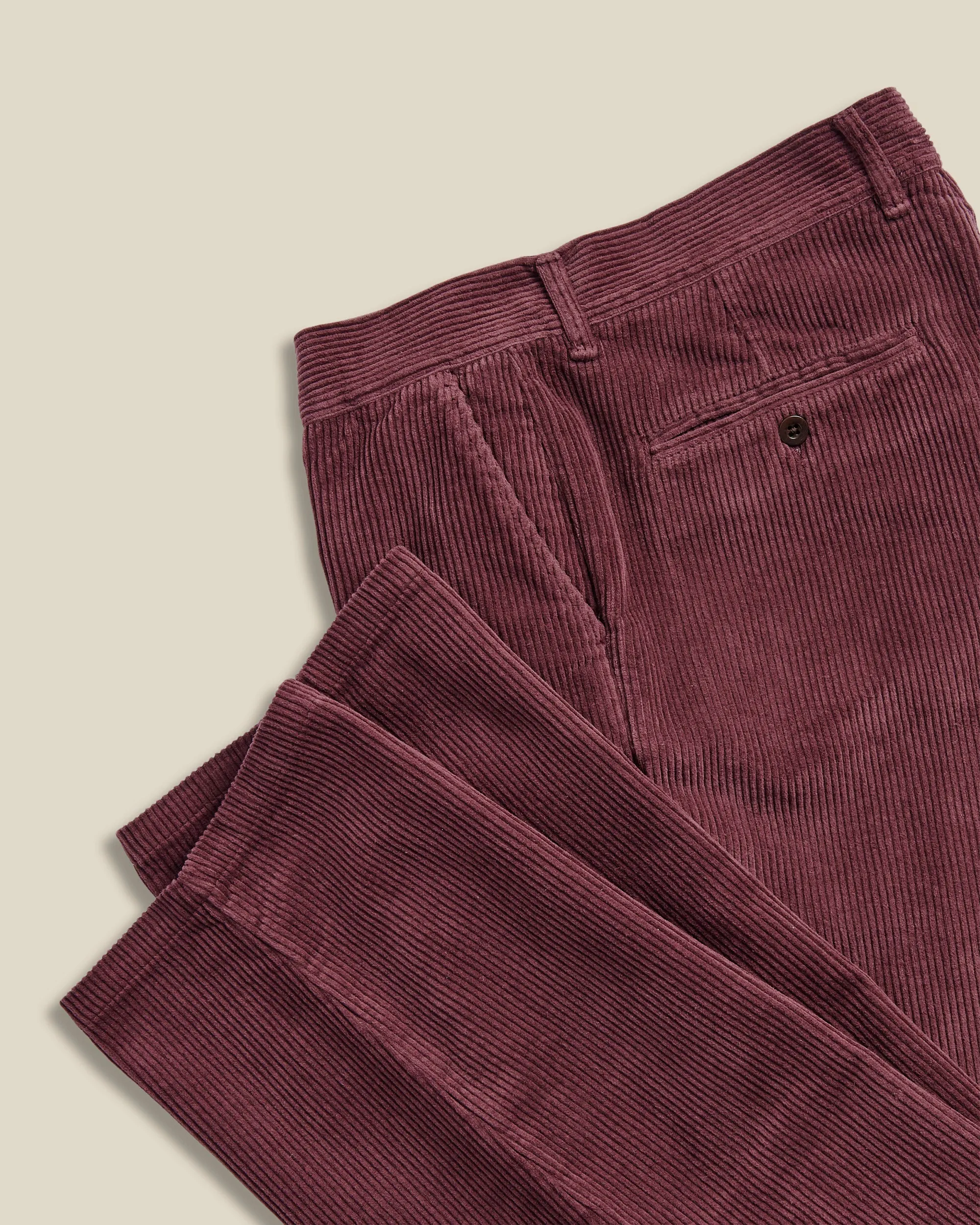 Corduroy Trousers - Bordeaux sold by Portuguese Flannel product image thumbnail 4