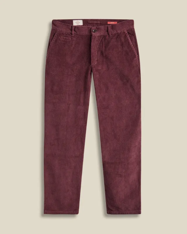 Corduroy Trousers - Bordeaux sold by Portuguese Flannel