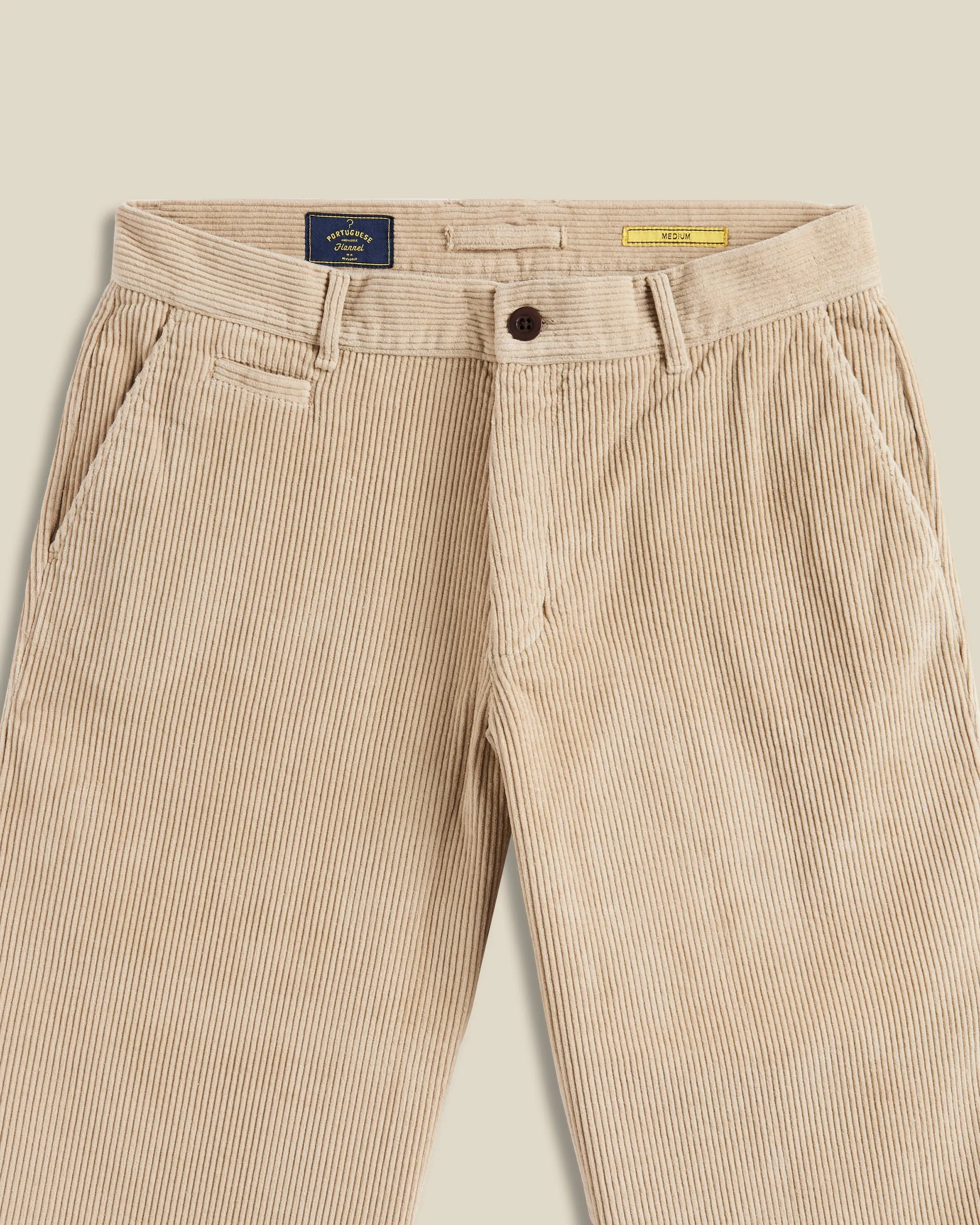 Corduroy Trousers - Beige sold by Portuguese Flannel product image thumbnail 3