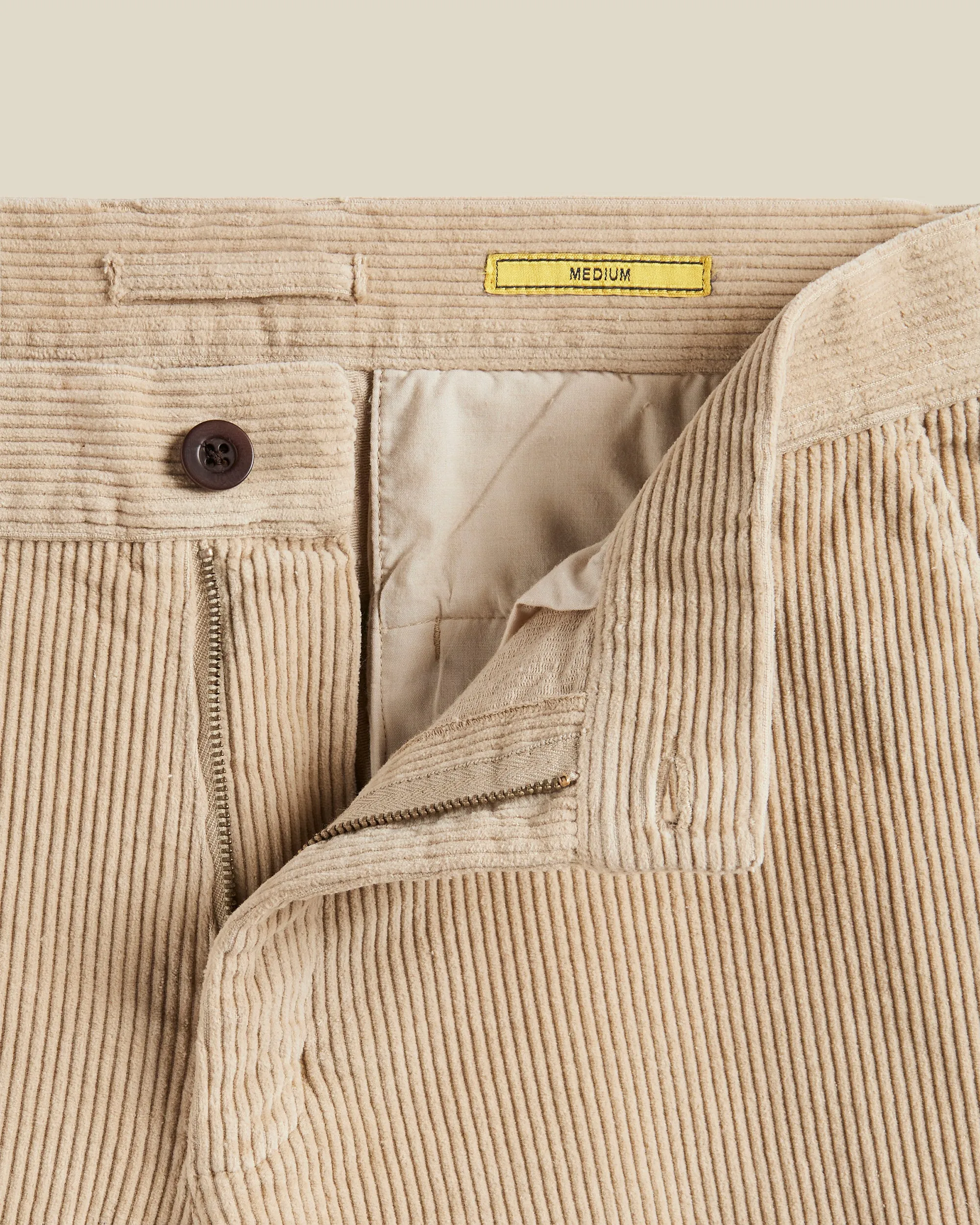 Corduroy Trousers - Beige sold by Portuguese Flannel product image thumbnail 4