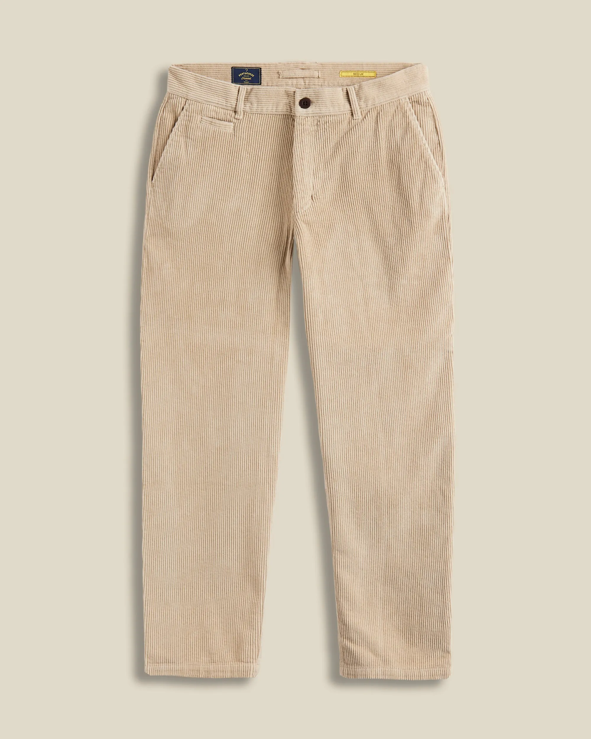 Corduroy Trousers - Beige sold by Portuguese Flannel