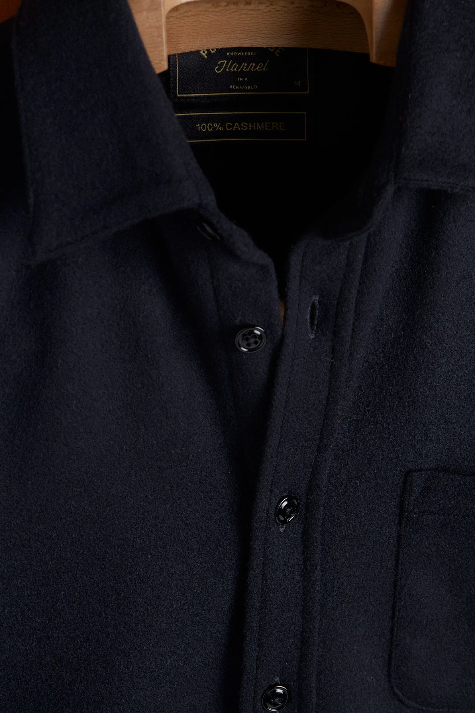 Cashmere Shirt - Navy sold by Portuguese Flannel product image thumbnail 2