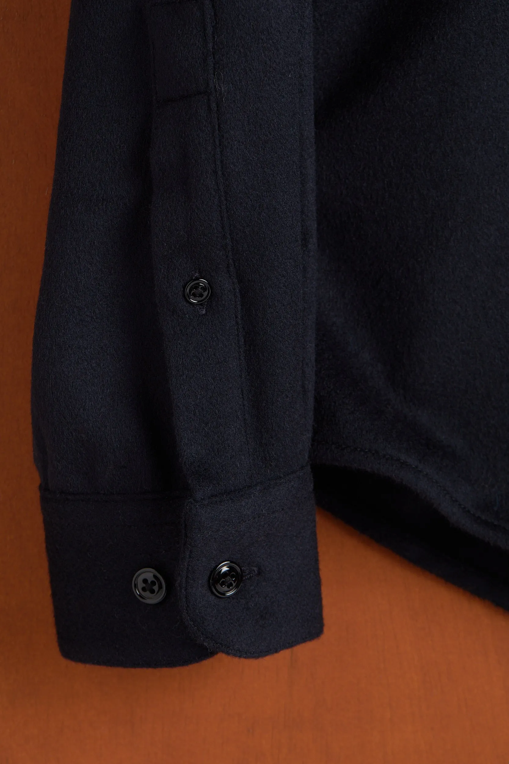 Cashmere Shirt - Navy sold by Portuguese Flannel product image thumbnail 3