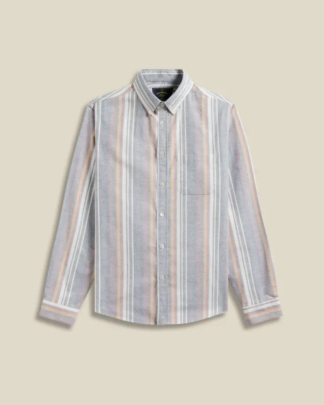 Brushed Oxford - Multi Stripe sold by Portuguese Flannel