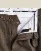 Wool Herringbone Trousers - Brown sold by Portuguese Flannel