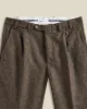 Wool Herringbone Trousers - Brown sold by Portuguese Flannel