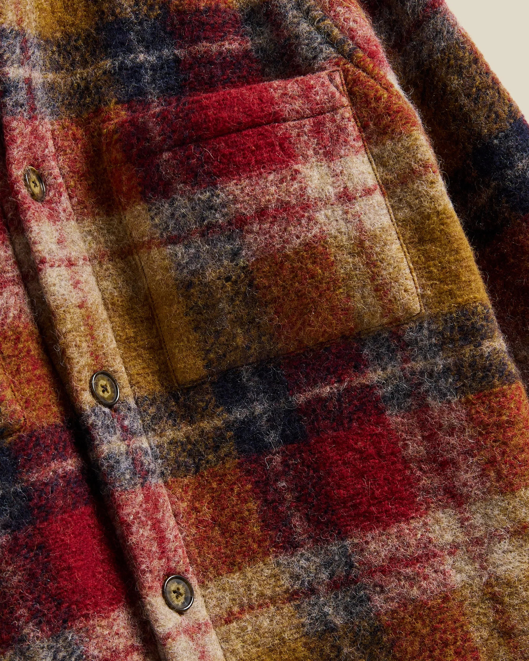 Parker Overshirt - Bordeaux sold by Portuguese Flannel product image thumbnail 3