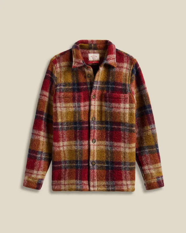 Parker Overshirt - Bordeaux made by Portuguese Flannel