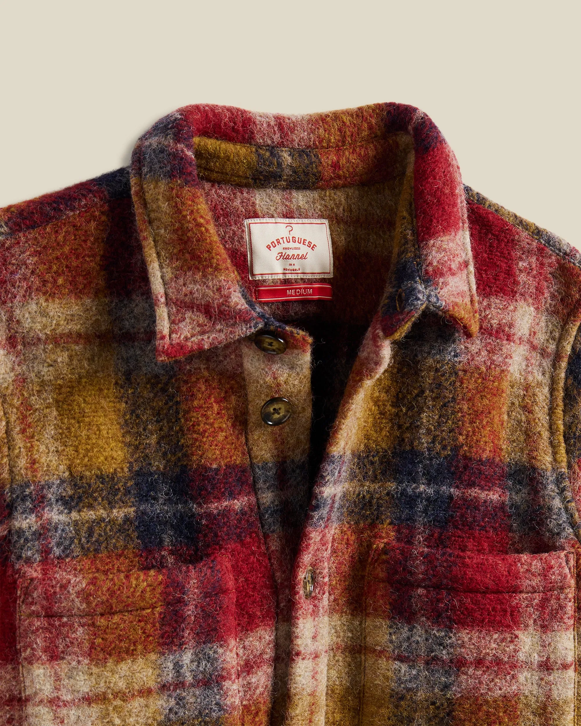 Parker Overshirt - Bordeaux sold by Portuguese Flannel product image thumbnail 2