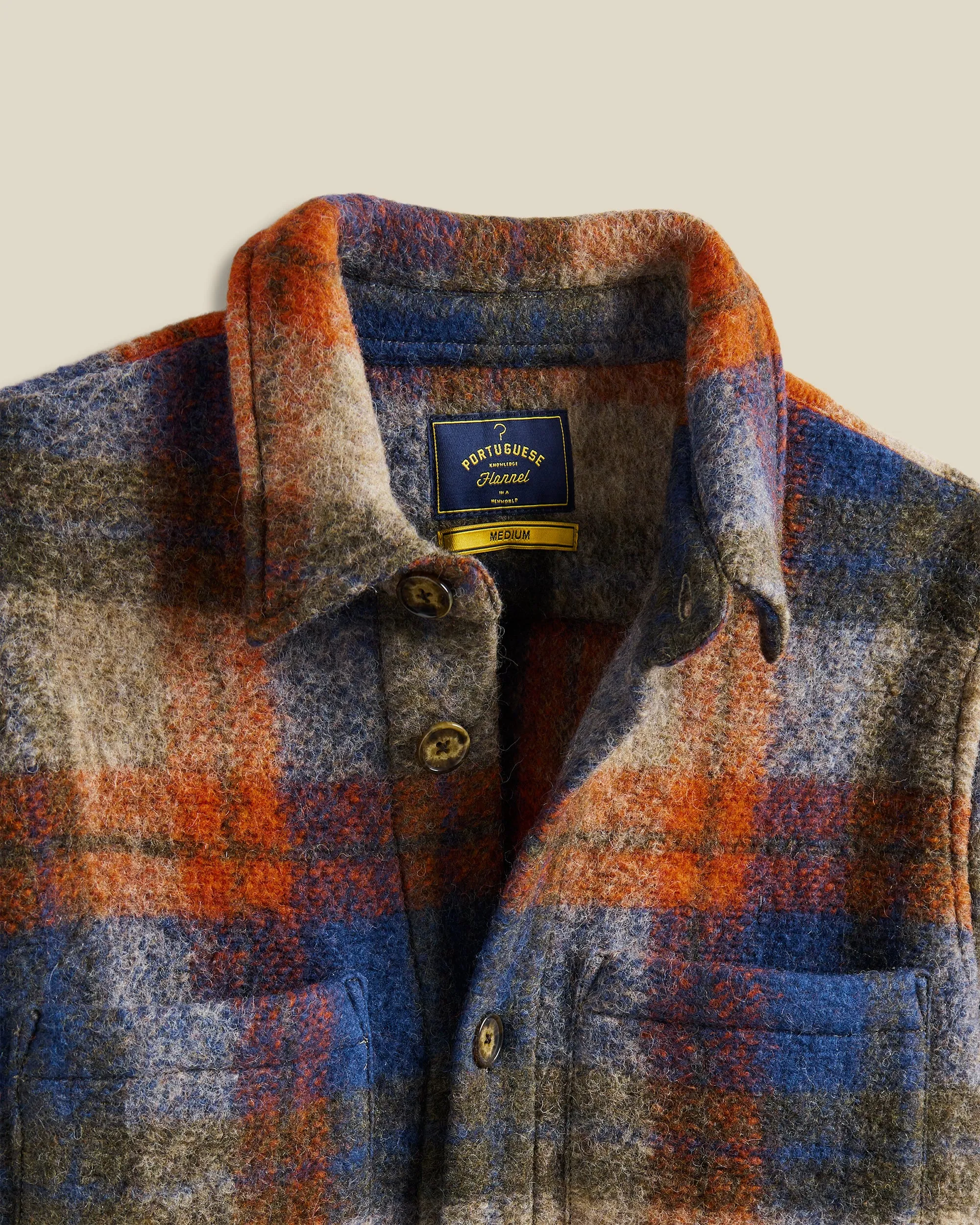 Parker Overshirt - Blue sold by Portuguese Flannel product image thumbnail 2