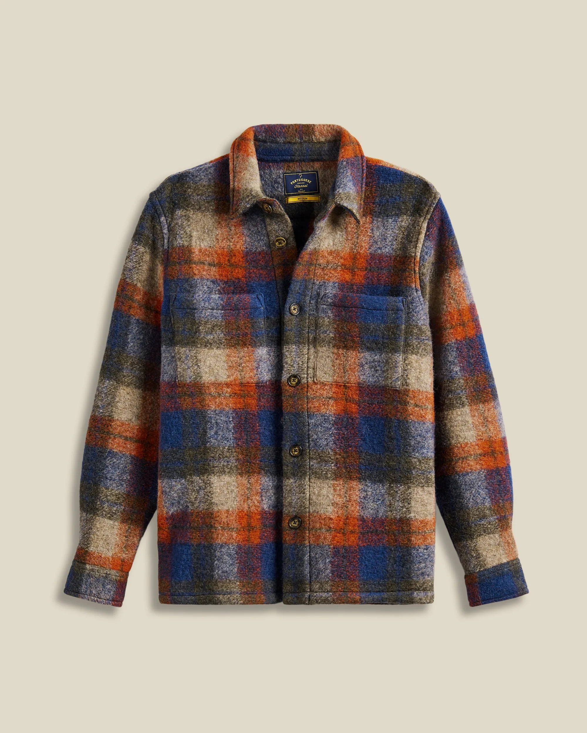 Parker Overshirt - Blue sold by Portuguese Flannel