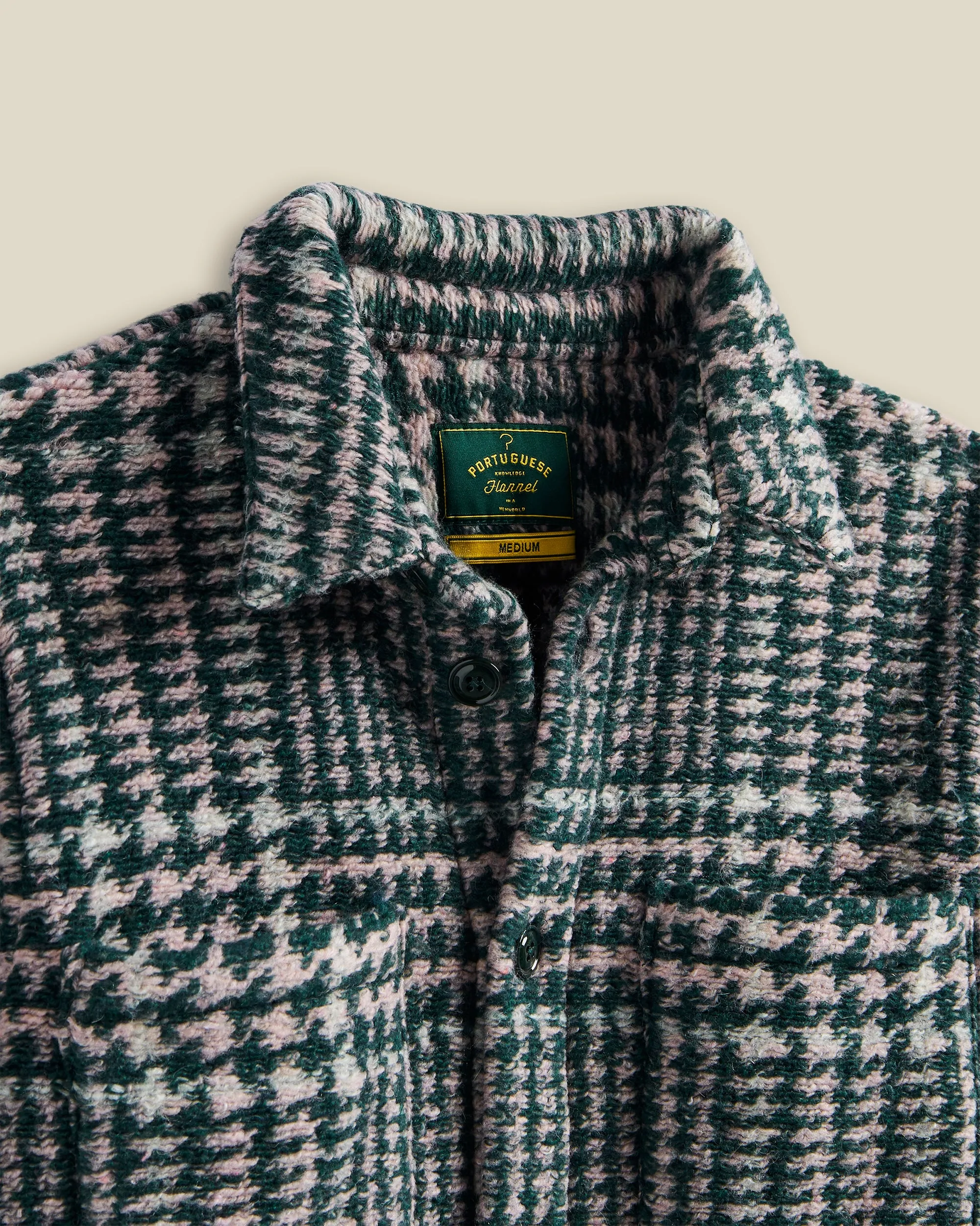 Gales Overshirt - Green/Rose sold by Portuguese Flannel product image thumbnail 2